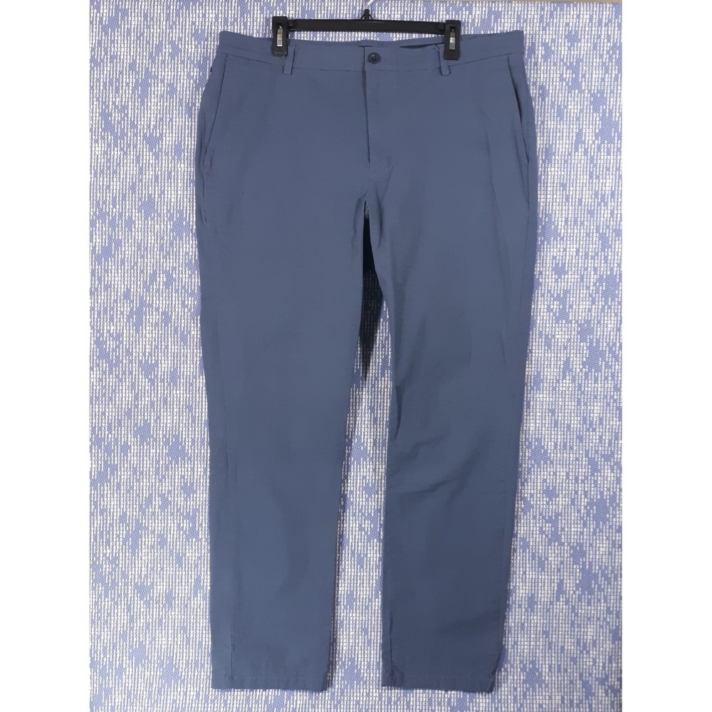 Vineyard Vines OTG On-The-Go Pants Mens 38 x 32 Flat Front Performance Blue